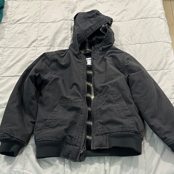 Old Navy Other - Old Navy Black and Tan Plaid Jacket